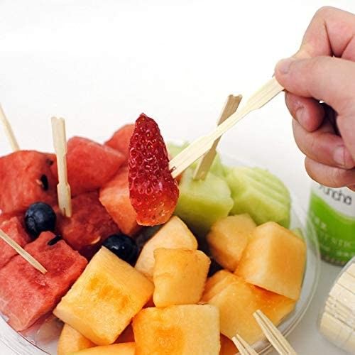 Candeggiato classifichi i bastoni a 3,5 pollici di uno spiedo della frutta