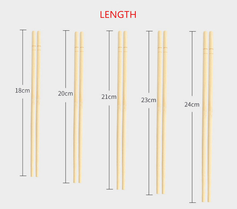 Bastoncini di bambù eliminabili dello SGS 23cm per l'hotel