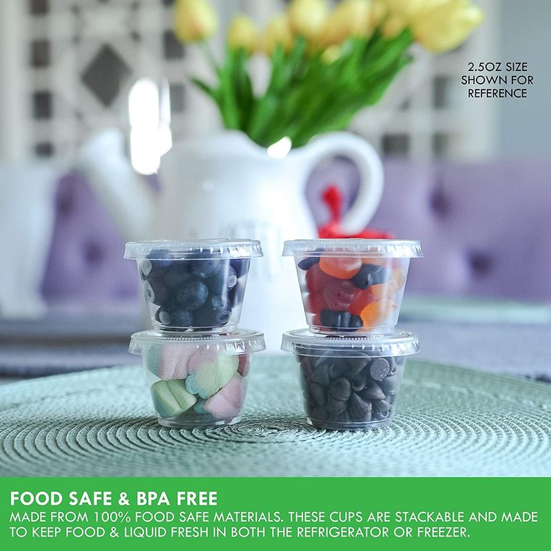 Tazza di plastica eliminabile dell'OEM 1oz per il condimento