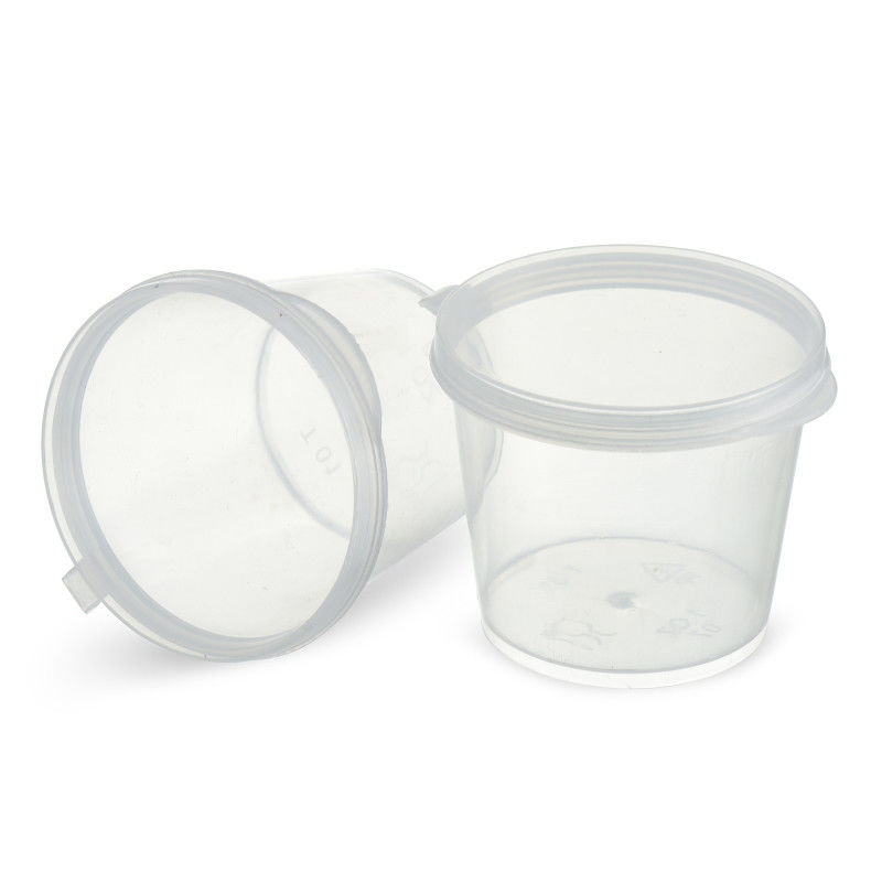 Multi tazza eliminabile di plastica 2.5g della salsa del commestibile di scopo pp