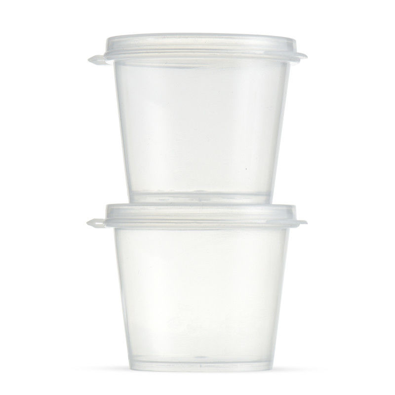 Multi tazza eliminabile di plastica 2.5g della salsa del commestibile di scopo pp