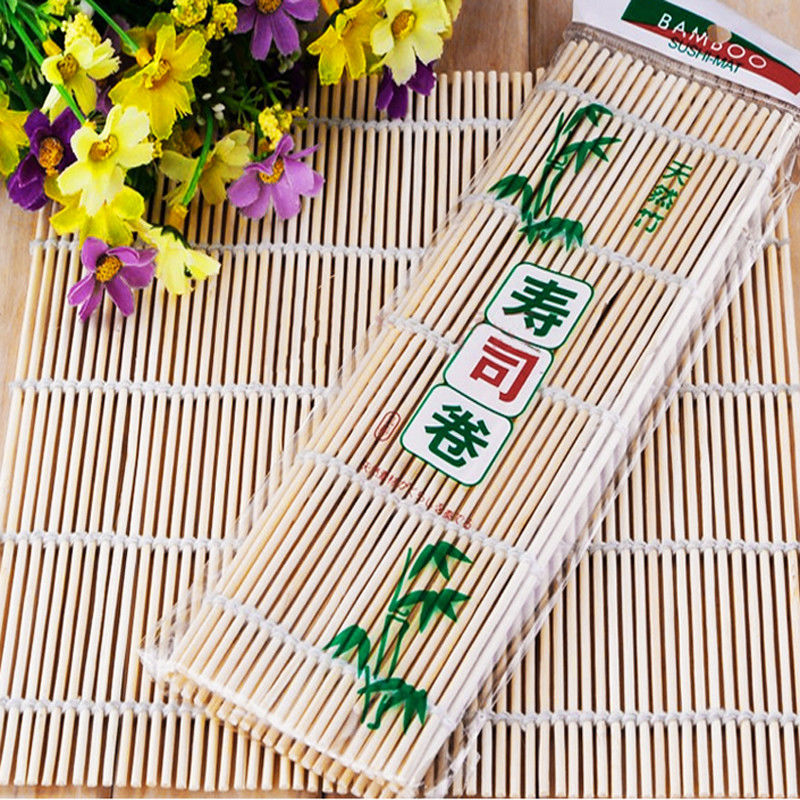 Il doppio ha indicato i sushi di 27cm*27cm che rotolano Mat For Household
