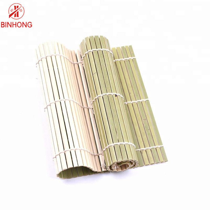 Stuoia di rotolamento dei sushi di bambù naturali facili di uso 21cm*24cm