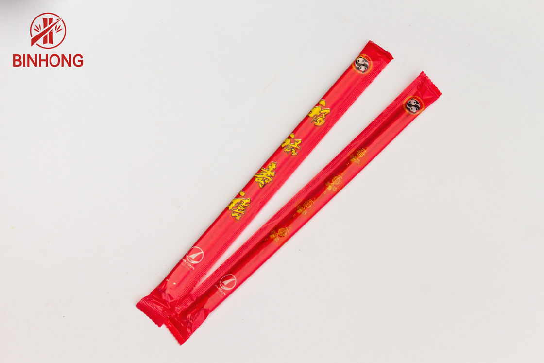 Abitudine di bambù naturale Logo Chopsticks del giro 5.0mm*20cm