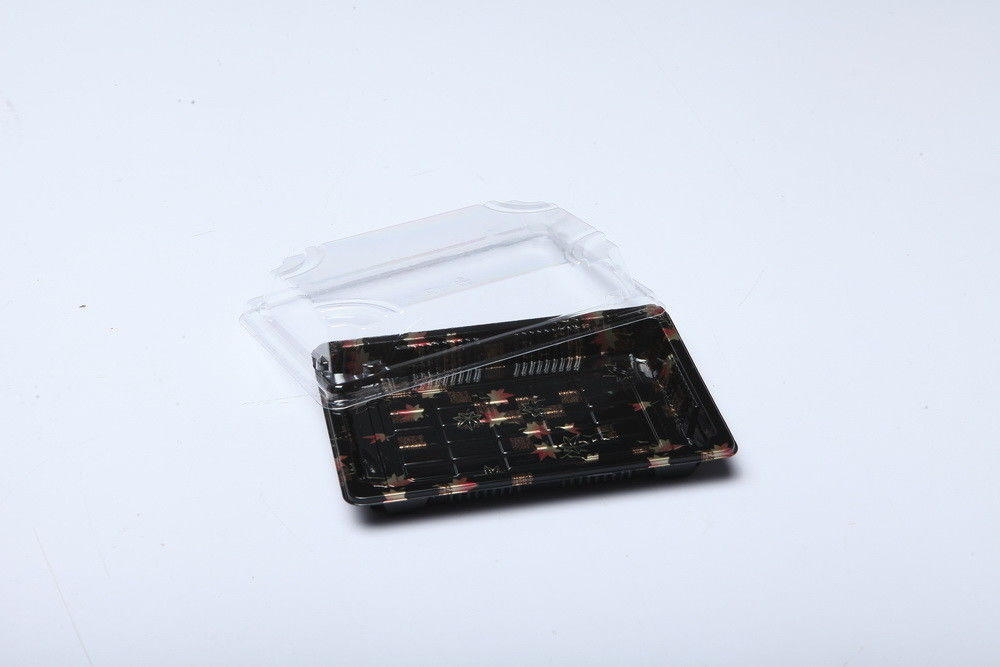 Vassoio di plastica eliminabile da portar via giapponese del contenitore del contenitore di sushi
