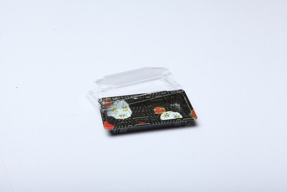 Vassoio di plastica eliminabile da portar via giapponese del contenitore del contenitore di sushi
