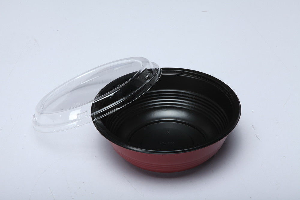 Ciotola di riso eliminabile Microwavable di plastica di imballaggio per alimenti di durevolezza pp