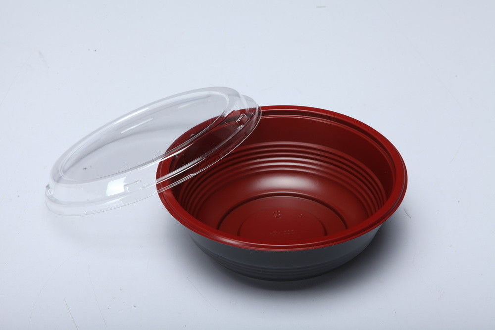 Ciotola di riso eliminabile Microwavable di plastica di imballaggio per alimenti di durevolezza pp