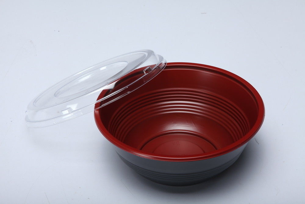 Ciotola di riso eliminabile Microwavable di plastica di imballaggio per alimenti di durevolezza pp