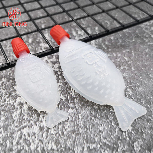 Pesce di plastica eliminabile asportabile d'approvvigionamento della salsa di soia imbottigliare 1,5 2 once