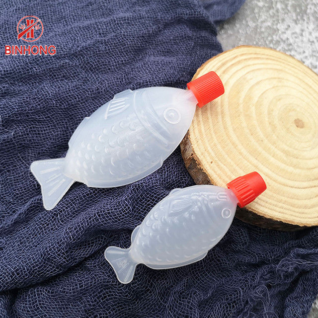Pesce di plastica eliminabile asportabile d'approvvigionamento della salsa di soia imbottigliare 1,5 2 once