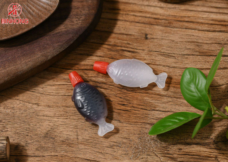 Pesce di plastica eliminabile asportabile d'approvvigionamento della salsa di soia imbottigliare 1,5 2 once