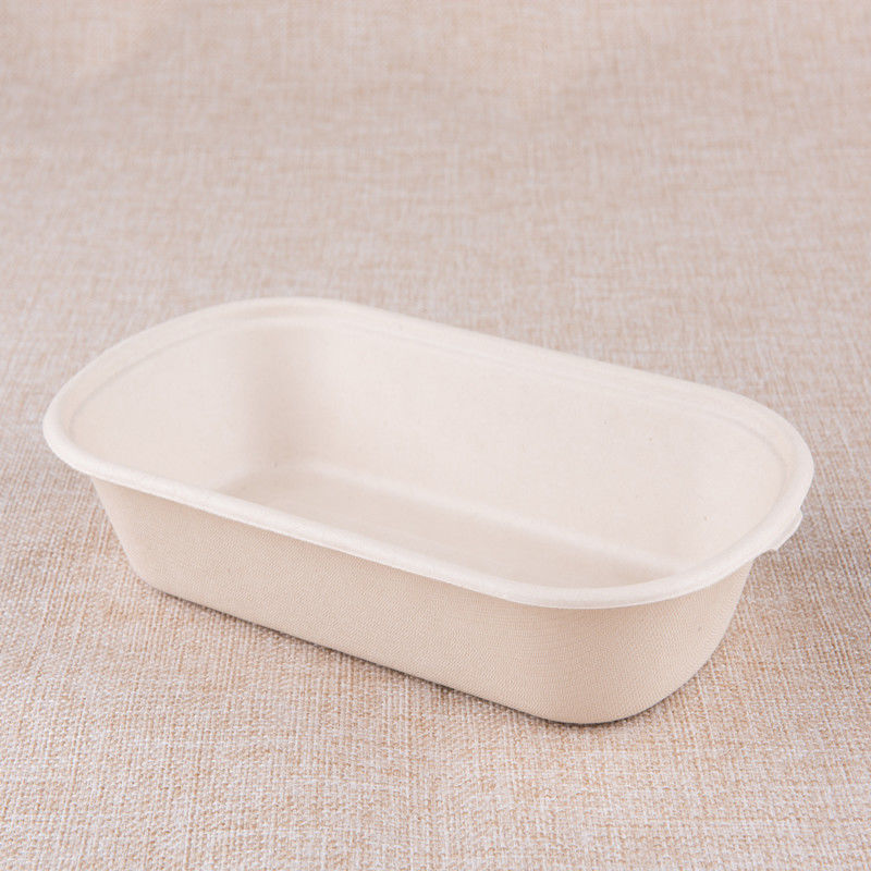 Scatola di pranzo di carta eliminabile di 5 compartimenti 500ml 700ml 850ml 1000ml