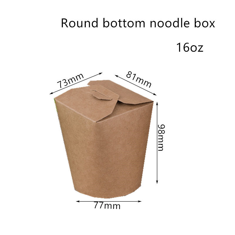 contenitore eliminabile di tagliatella di 16oz 26oz 32oz con il fondo rotondo