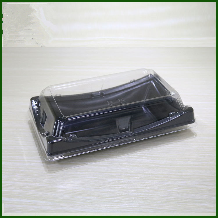 Sushi Tray Ristorante PP usa e getta Cera Insalate Frutta Plastica Imballaggio Alimenti Contenitore Scatola