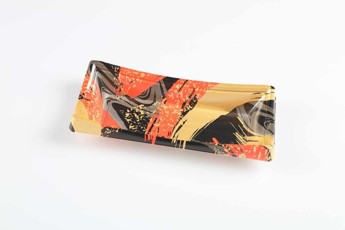 Sushi Tray Ristorante PP usa e getta Cera Insalate Frutta Plastica Imballaggio Alimenti Contenitore Scatola