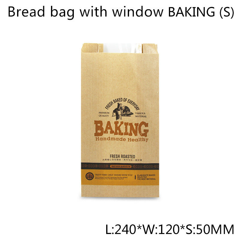 Il PE eliminabile ha ricoperto i sacchi di carta dell'imballaggio di pane 50gsm
