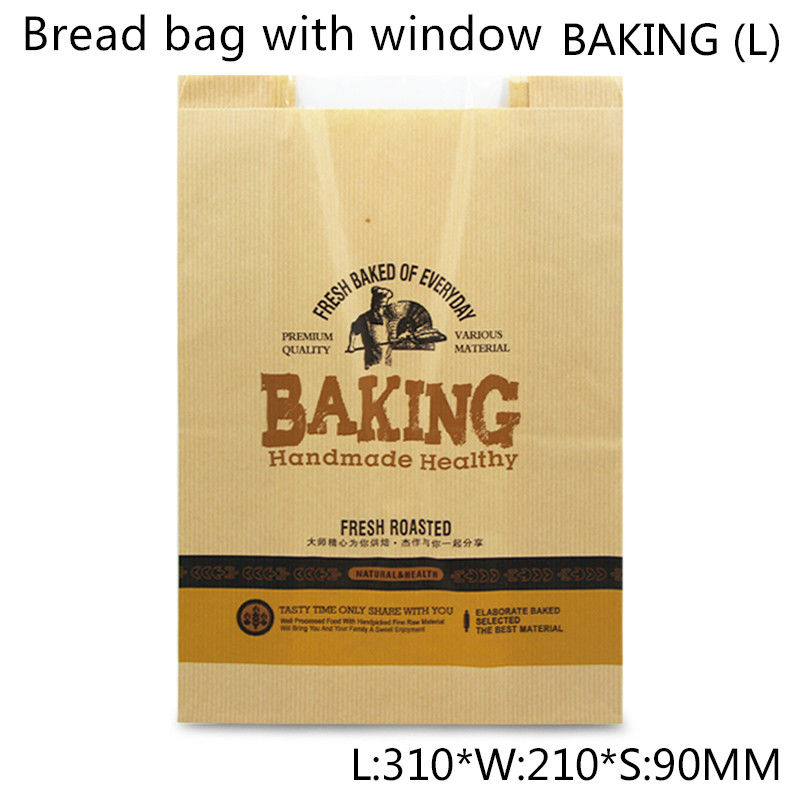 Il PE eliminabile ha ricoperto i sacchi di carta dell'imballaggio di pane 50gsm