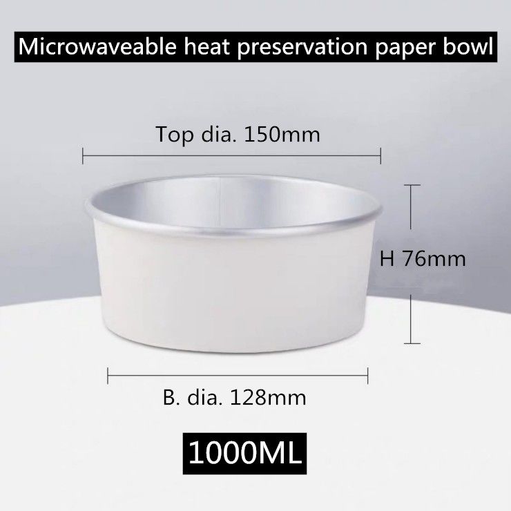 Eliminabili Microwaveable impermeabili al grasso portano via le scatole di pranzo