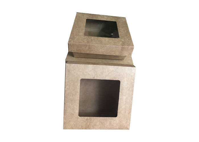 scatola di pranzo di carta kraft di 350 520 720 998 1090ml con cielo e la copertura della terra