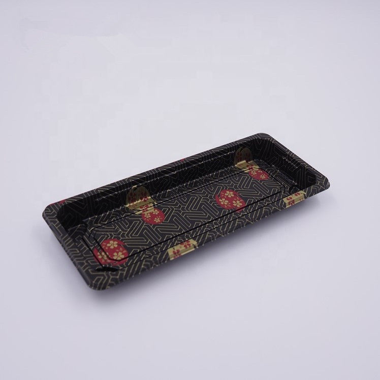 Sushi di plastica stampati Tray Recyclable Dustproof di PS