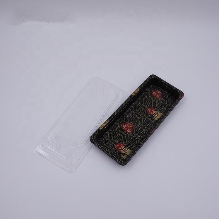 Sushi di plastica stampati Tray Recyclable Dustproof di PS