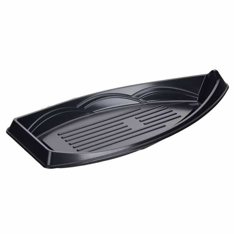 Sushi di plastica Tray Stackable Eco Friendly di PS di forma della barca