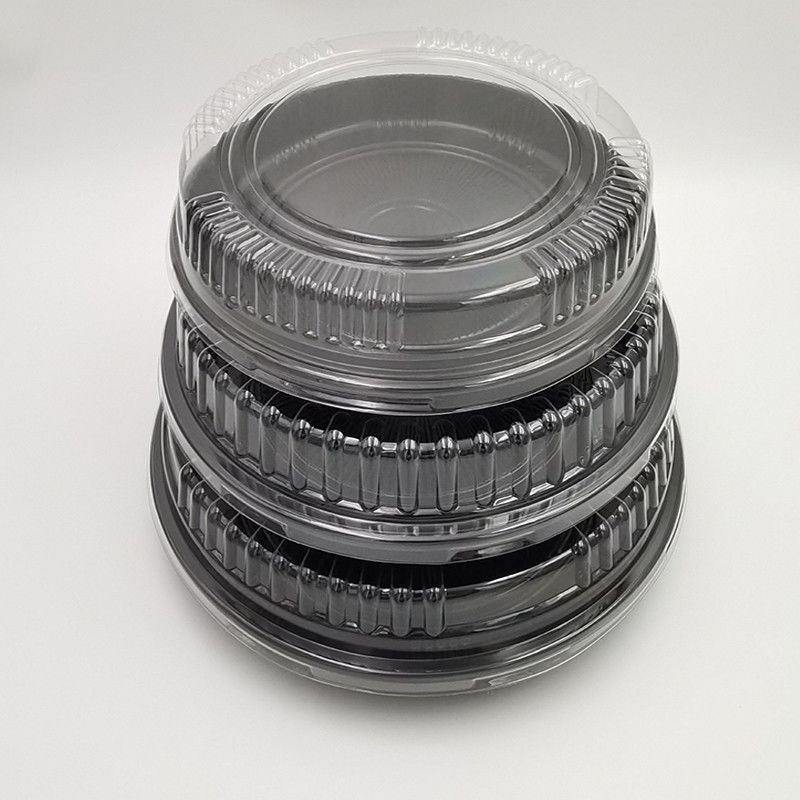Sushi di plastica eliminabili Tray With Transparent Lid di PS