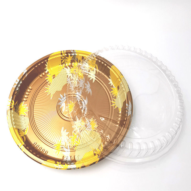 Sushi di plastica eliminabili Tray With Transparent Lid di PS