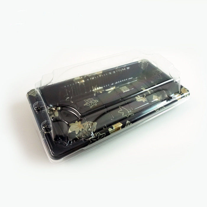 Sushi eliminabili di plastica Tray With Anti Fog Lid dell'OEM PS