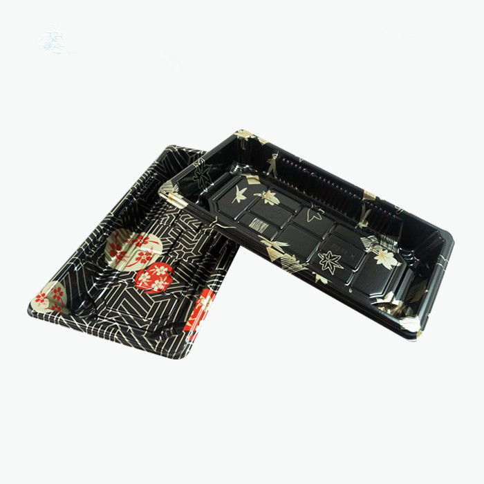 Sushi eliminabili di plastica Tray With Anti Fog Lid dell'OEM PS