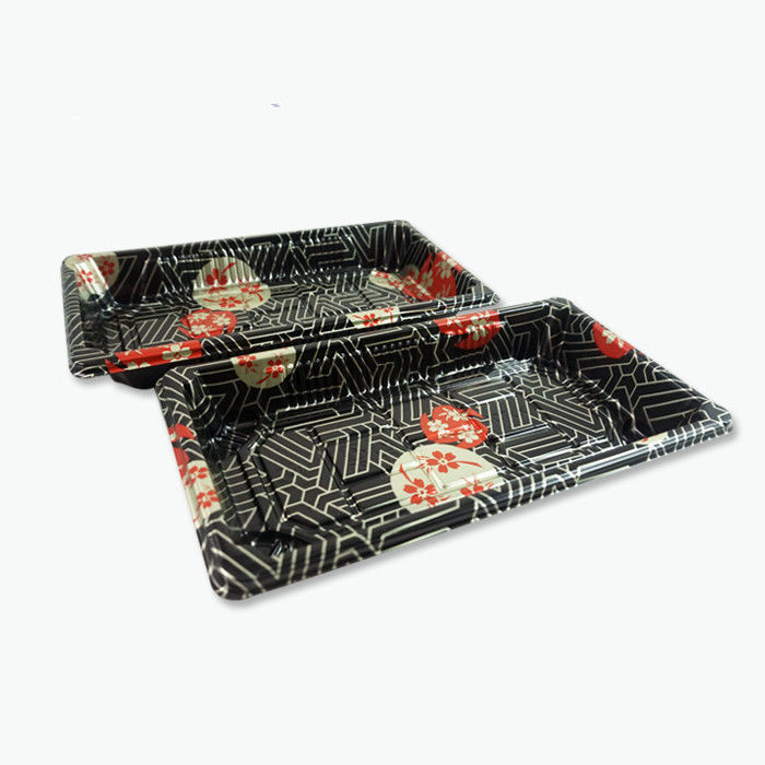Sushi eliminabili di plastica Tray With Anti Fog Lid dell'OEM PS