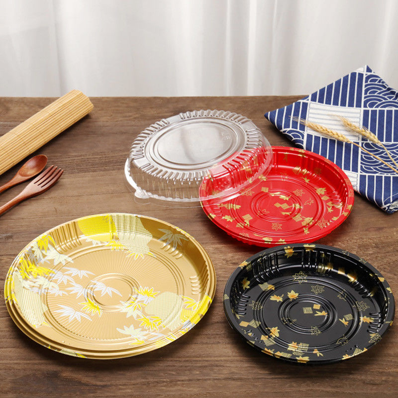 Contenitore eliminabile non Microwavable di alimento dei sushi di PS