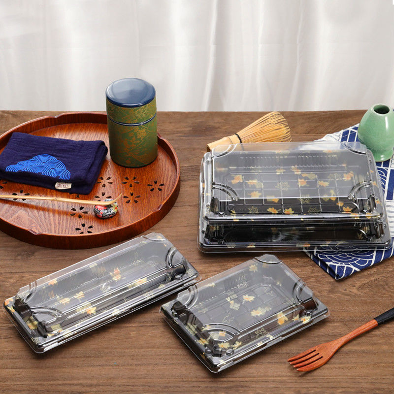 Contenitore eliminabile non Microwavable di alimento dei sushi di PS