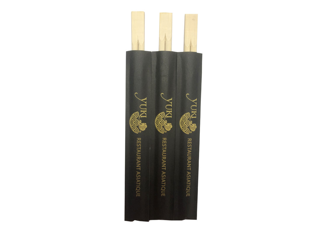 bastoncini di bambù dei gemelli di 21cm per il mezzo imballaggio di carta dei sushi