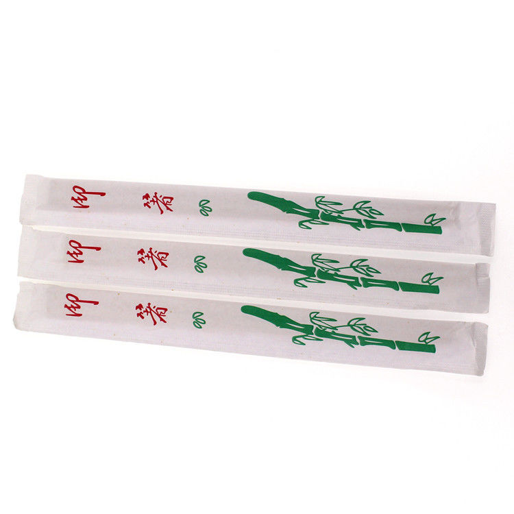 Bastoncini eliminabili naturali di Mao Bamboo del quadrato con la manica di plastica