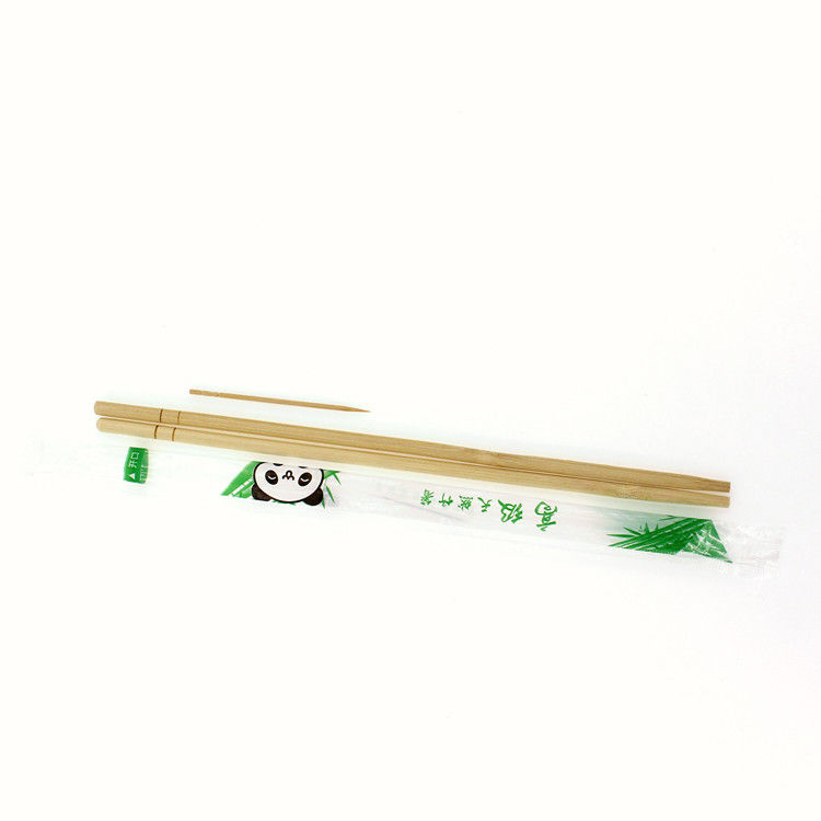 Bastoncini eliminabili naturali di Mao Bamboo del quadrato con la manica di plastica