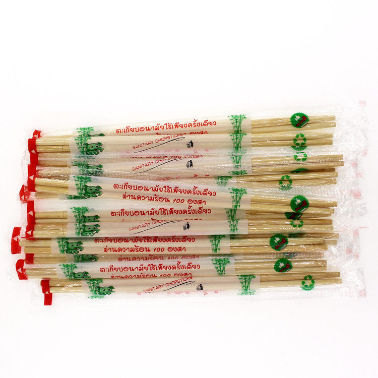 i bastoncini di bambù di 5.0*20 23cm Dispossiable con Opp si sono avvolti