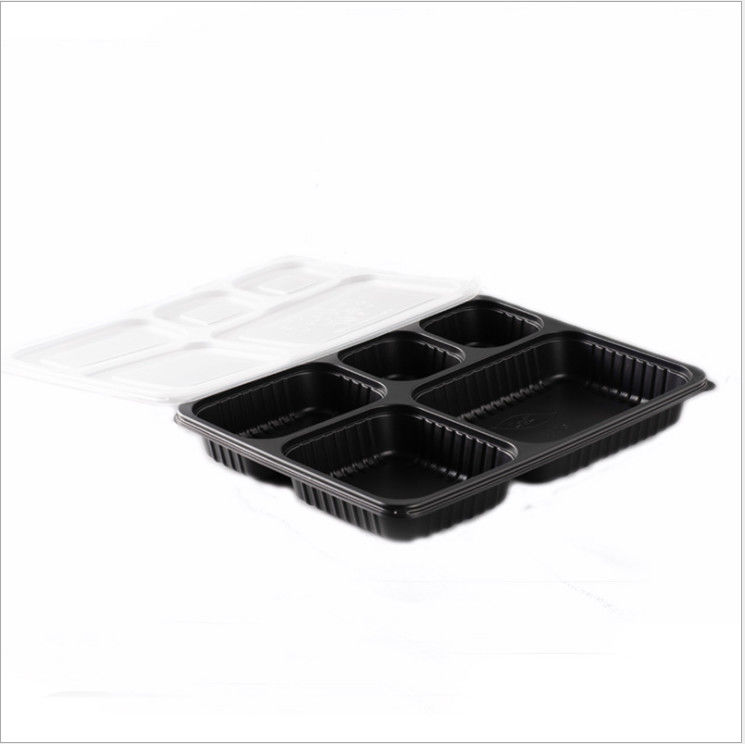 Bento Box Container asportabile di plastica ispessito eliminabile