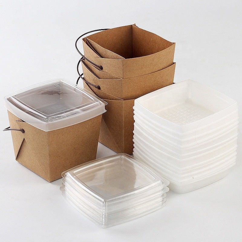 Scatole per imballaggio da asporto monouso personalizzate Scatole per imballaggio a forma di tazza