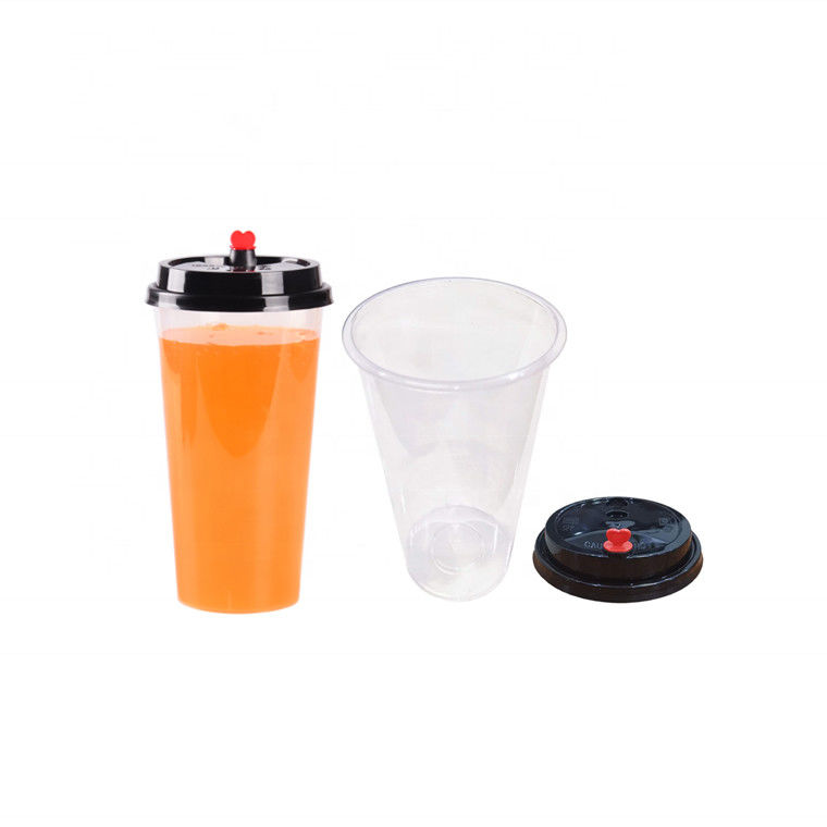 Tazze di plastica eliminabili Vasos di stampa su ordinazione 16oz 500ml di Juice Tea pp del frappé