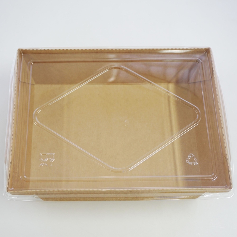 Contenitore stampato Delicatessen Food Takeaway Cartone Kraft Lunch Box