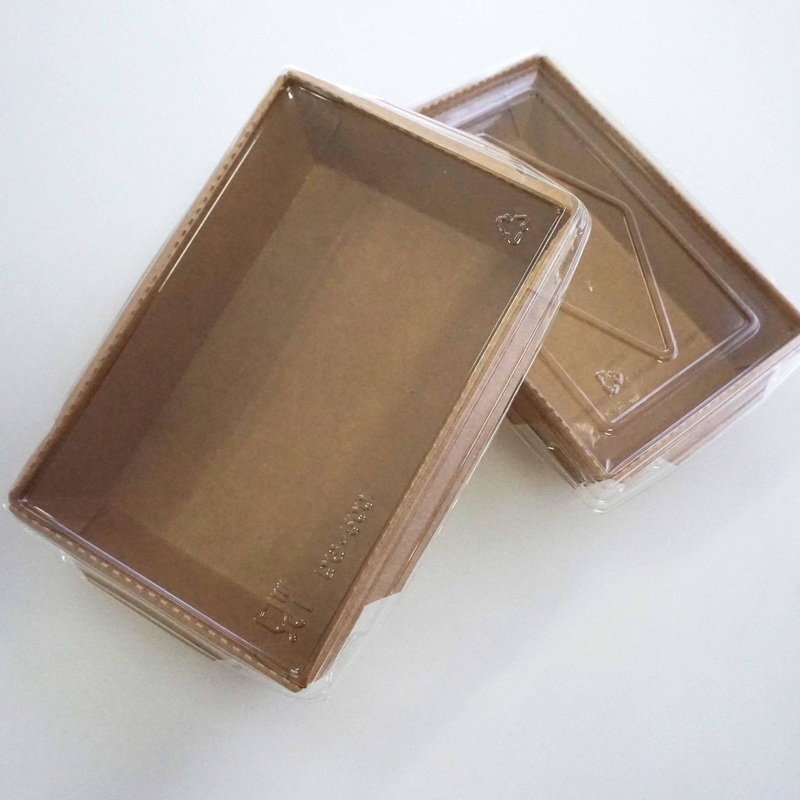 Contenitore stampato Delicatessen Food Takeaway Cartone Kraft Lunch Box