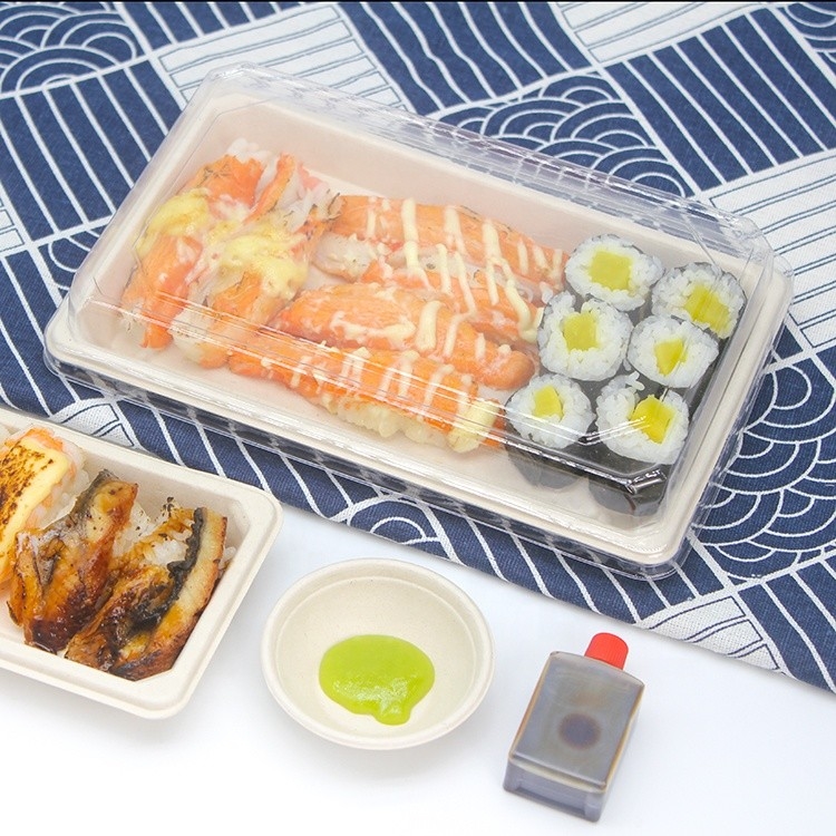 Concimabile biodegradabile amichevole di Eco del contenitore di imballaggio dei sushi del dolce