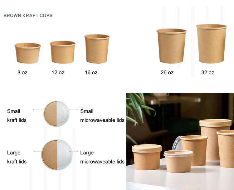 Scatola da asporto biodegradabile ecologica da 360-2000 ml per imballaggi alimentari